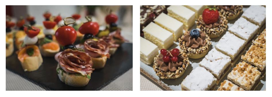 Primer coffee break postrežbe v City Hotelu Ljubljana