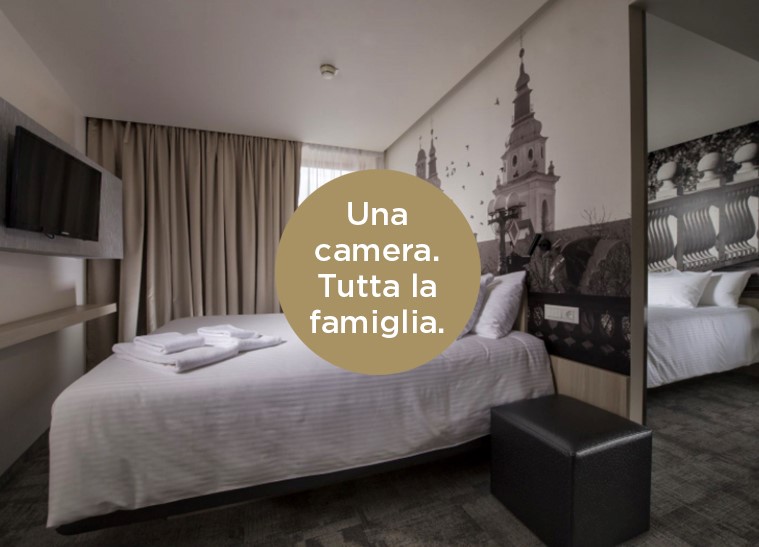 Scoprite le nostre accoglienti Camere Family & Friends, pensate per offrire comfort e momenti di condivisione.